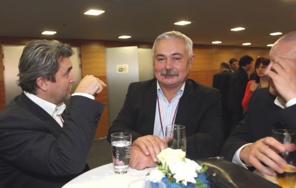 Jihočeský boss Pavel Dlouhý po boku plzeňského kmotra Romana Jurečka.