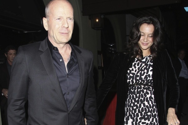 Bruce Willis s manželkou. Bruce Willis s manželkou.