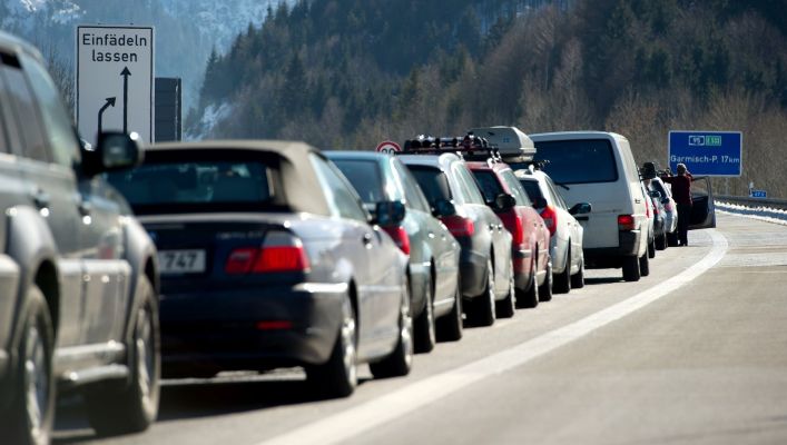 Dopravu v Německu čekají před velikonočními svátky podle tamního autoklubu ADAC "nejhorší zácpy dosavadní sezony" (ilustrační foto). 