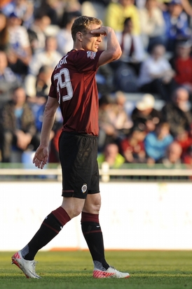 Stoper Sparty Jiří Jarošík. 