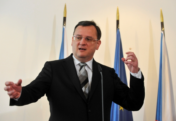 Premiér Petr Nečas.