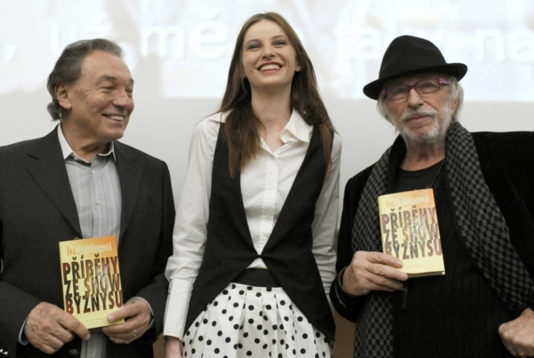 Karel Gott, Iva Frühlingová a Pierre Richard.