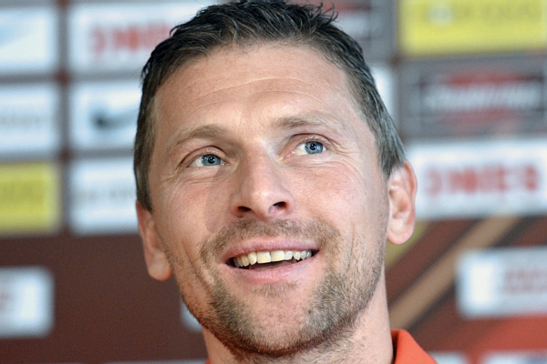 Trenér Sparty Martin Hašek.
