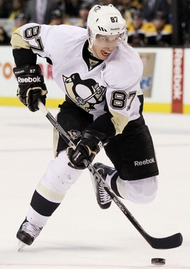 Hvězda Pittsburghu Sidney Crosby.