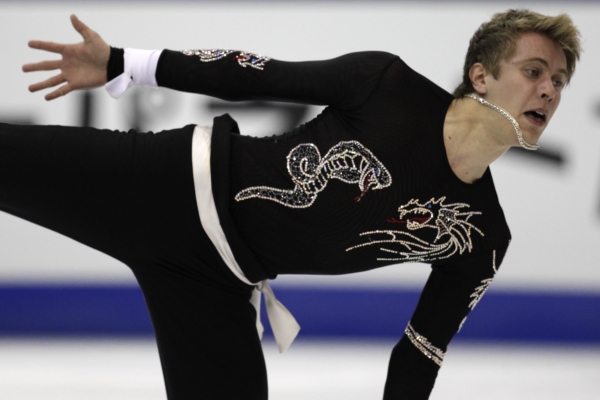 Krasobruslař Michal Březina.
