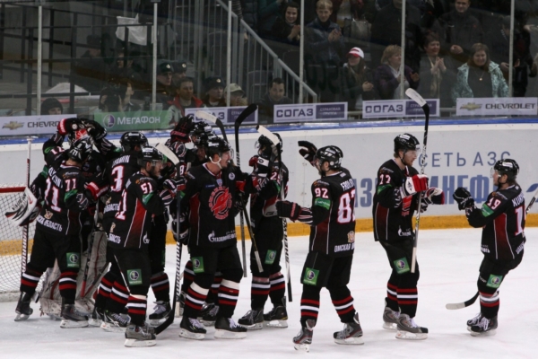 Omsk slaví postup do finále KHL.