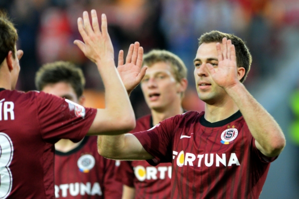 Fotbalisté Sparty.