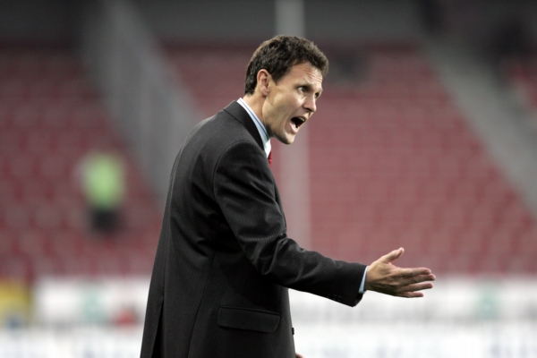 Trenér Stanislav Griga.
