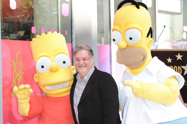 Matt Groening a jeho populární žluté postavičky.