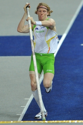 Tyčkař Steven Hooker.