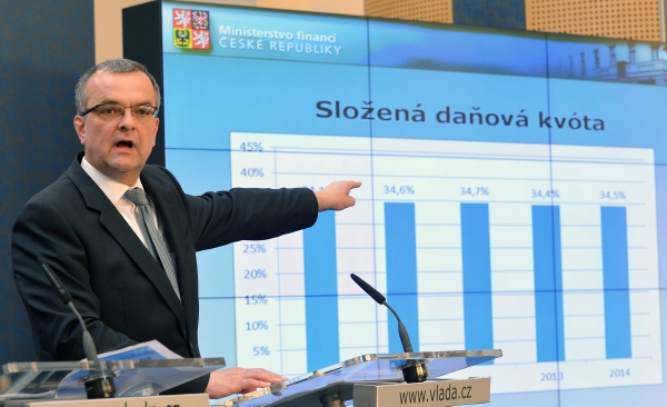 Ministr financí a místopředseda TOP 09 Miroslav Kalousek.