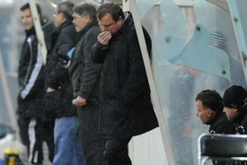 Zklamaný trenér Pavel Vrba.