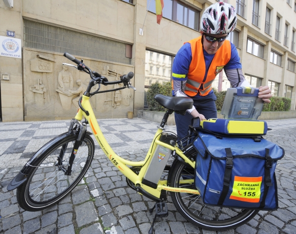 Nové elektrokolo pro záchranáře.