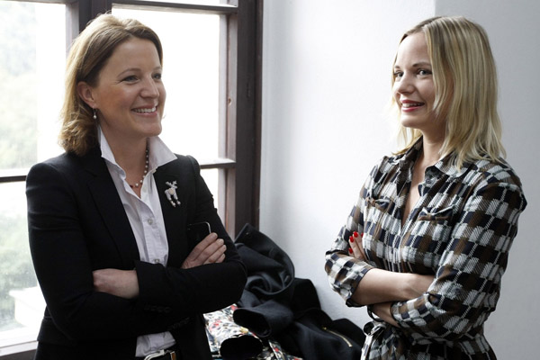 Karolína Peake (vlevo) a Kateřina Klasnová.