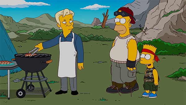 V jubilejním pětistém díle seriálu Simpsonovi se objeví kontroverzní postava Juliana Assange.