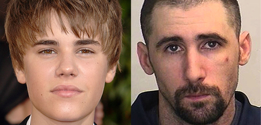 Zleva Justin Bieber, vpravo Lee Moir. Zleva Justin Bieber, vpravo Lee Moir.