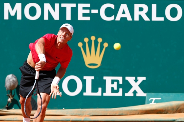 Tomáš Berdych na turnaji v Monte Carlu. Tomáš Berdych na turnaji v Monte Carlu.