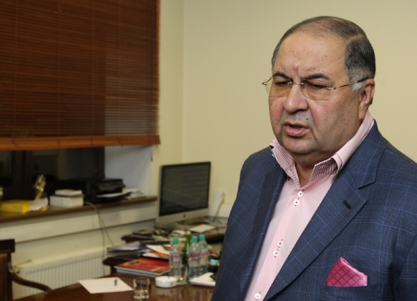 Nejbohatší Rus Ališer Usmanov.