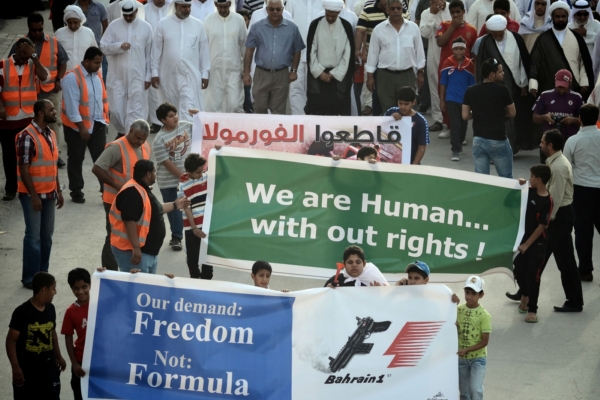 V Bahrajnu síli protesty proti konání Velké ceny formule 1.