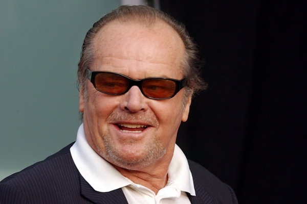 Americký herec Jack Nicholson.
