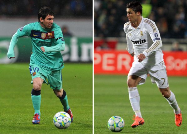 Messi a Ronaldo, rivalové. Messi a Ronaldo, rivalové.