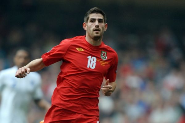 Ched Evans si zahrál také 13 utkání v reprezentačním dresu Walesu.