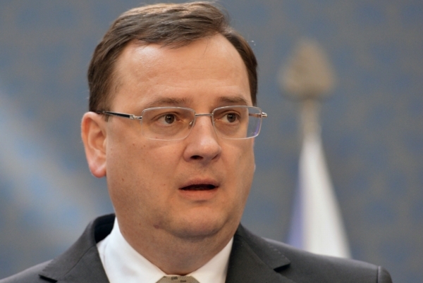 Premiér Petr Nečas.