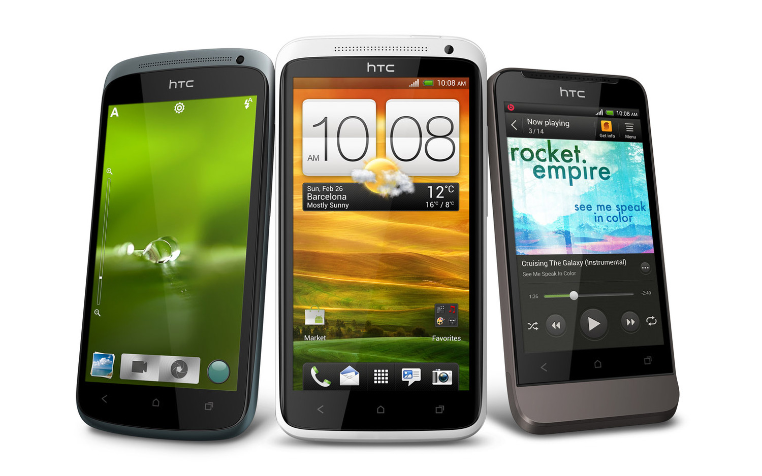 HTC One X.