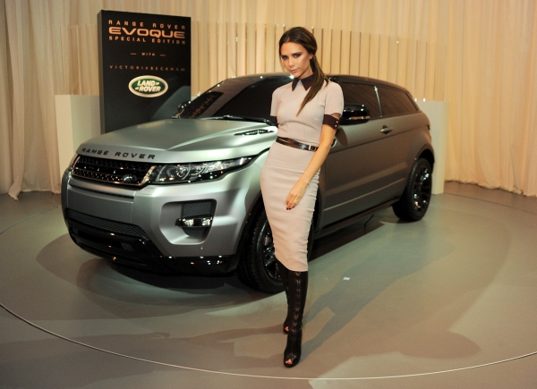 Victoria Beckhamová se "svým" modelem.
