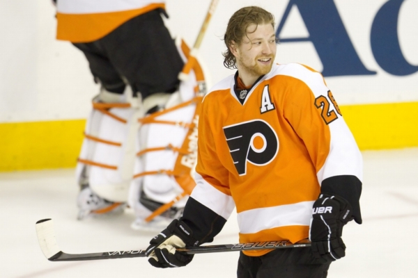 Útočník Philadelphie Claude Giroux.