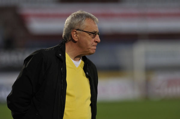 Trenér Olomouce Petr Uličný. Trenér Olomouce Petr Uličný.