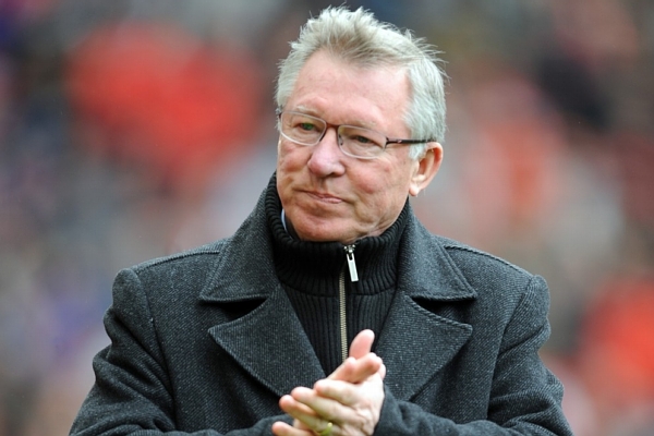 Trenér Manchesteru United Alex Ferguson.