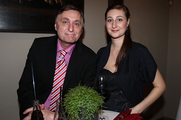 Václav Tittelbach s dcerou na předávání cen TýTý 2011.