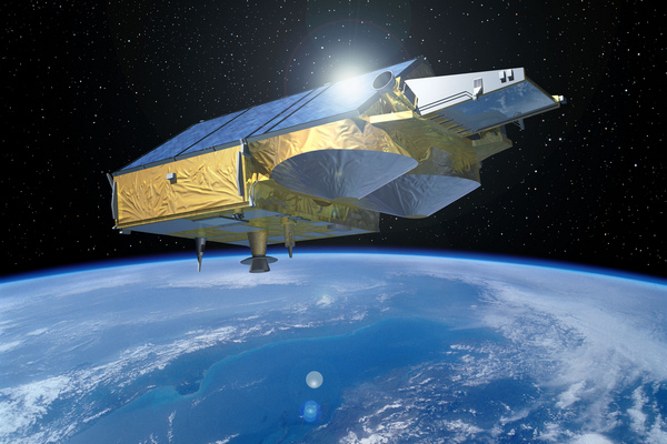 CryoSat změřil sílu arktického ledu s přesností na 20 centimetrů.
