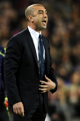 Trenér Chelsea Roberto Di Matteo.