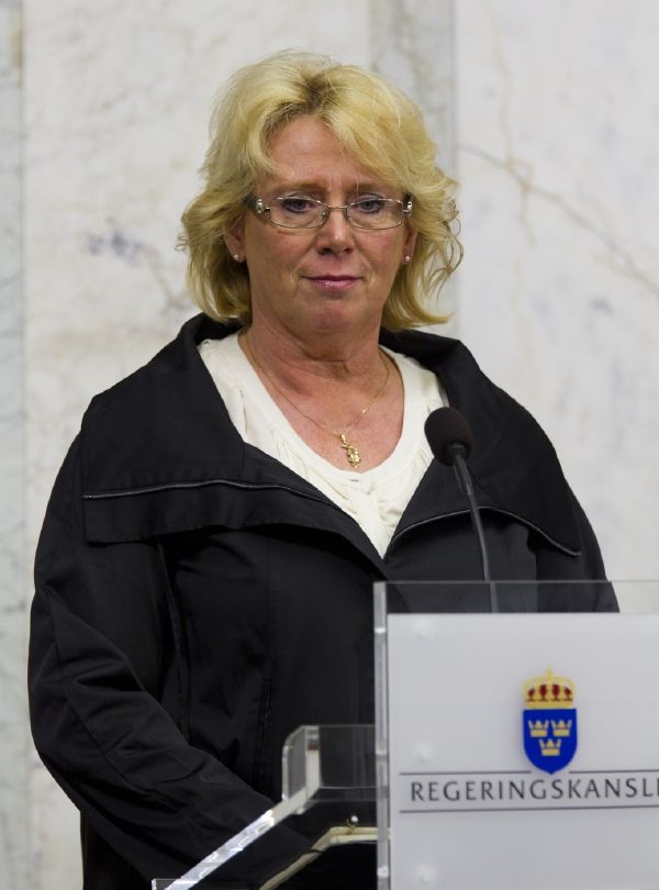 Švédská ministryně životního prostředí Lena Eková.
