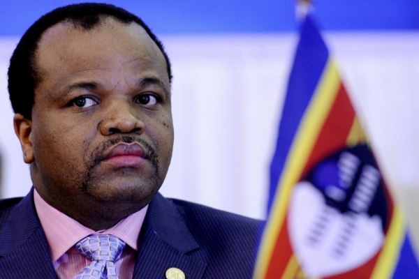 Svazijský král Mswati III. Svazijský král Mswati III.