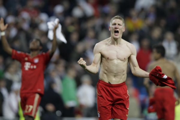 Sebastian Schweinsteiger (vpravo).
