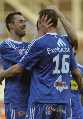 Radost fotbalistů Sigmy.