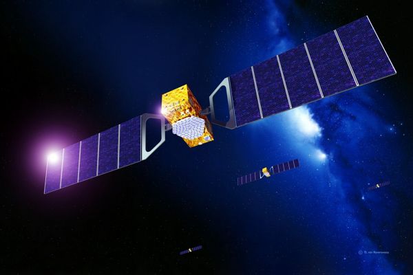 Satelit systému Galileo bude sloužit k evropské navigaci. 