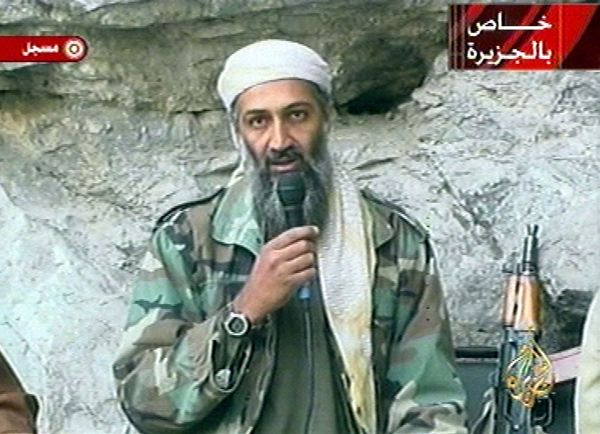 Usáma bin Ládin.
