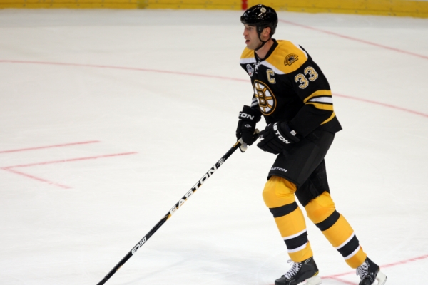 Bek Bostonu Bruins Zdeno Chára.