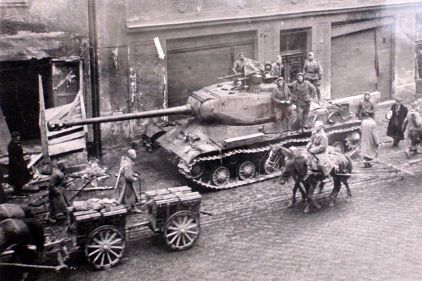 Tanky v Ostravě, 30. duben 1945. 