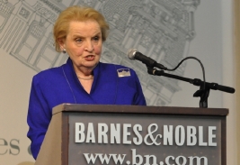 Madeleine Albrightová.