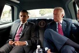 Barack Obama a Joe Biden.