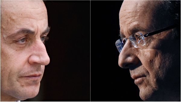 Sarkozy versus Hollande.