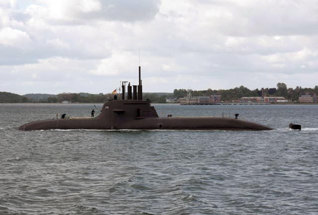 Ponorka třídy U-212.