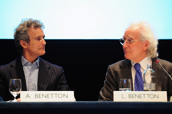 Alessandro Benetton a Luciano Benetton.
