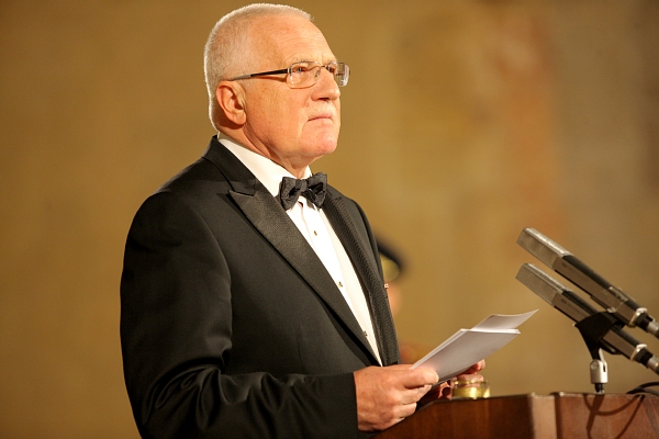 Prezident Václav Klaus.