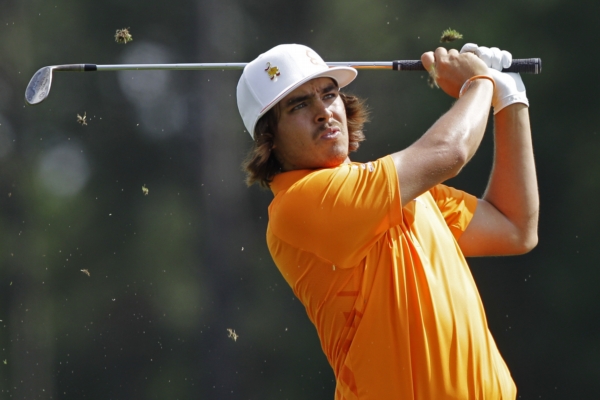 Rickie Fowler v posledním kole Wells Fargo Championship.